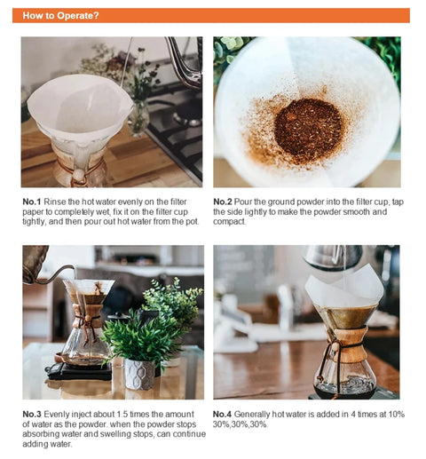 Chemex Coffee Hand Brewed Glass Kettle