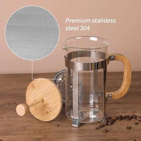 Bamboo French Press