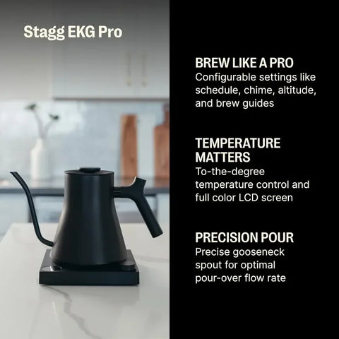 Stagg EKG Pro Electric Gooseneck Kettle